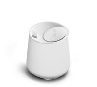 Fellow Bicchiere da vino Ruby da 12 once - Bicchiere da vino e cocktail isolato in acciaio inossidabile con interno in ceramica e coperchio girevole in ciottoli (Bianco opaco)