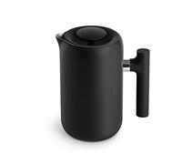Fellow Cafetière isotherme Clara avec système de filtration amélioré - Cafetière à piston portable en acier inoxydable - Carafe de 24 oz - Couleur Noir mat