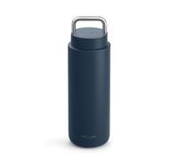 Fellow Carter Carry - Gobelet de voyage isolé sous vide en acier inoxydable - Joint anti-fuite - Poignée en acier inoxydable - Largeur fine - Bleu Pierre