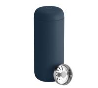 Fellow Carter Move - Tasse de voyage - Tasse à café et à thé isotherme en acier inoxydable avec intérieur en céramique et protection anti-éclaboussures, bleu pierre, 355 ml