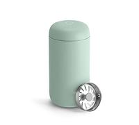 Fellow Carter Move - Tasse de voyage - Gobelet à café et à thé isotherme en acier inoxydable avec intérieur en céramique et protection contre les éclaboussures, vert menthe, 340 ml