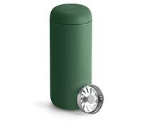 Fellow Carter Move - Tasse de voyage - Gobelet à café et à thé isotherme en acier inoxydable avec intérieur en céramique et protection anti-éclaboussures, vert cargo, 470 ml