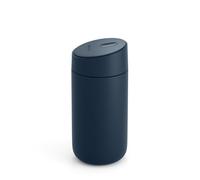 Fellow Carter Slide Tasse à café de voyage avec couvercle à verrouillage coulissant - Gobelet à café anti-fuite avec intérieur en céramique et acier inoxydable isolés sous vide - Bleu pierre - 341 ml