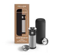 Fellow Carter Tea + infuseur à froid et gobelet Carter Move de 473,6 g - Thé à steep On-The-Go - Tasse de voyage en acier inoxydable isotherme sous vide - Infuseur à infusion à froid pour infusion à