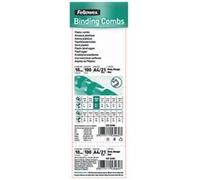 Fellowes Lot de 100 Anneaux en plastique Rouge