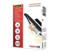 Fellowes laminating pouches capture 125 micron - 100 - 111 x 154 mm -