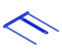 Fellowes 1189401 Lot de 100 Clips pour archives Bankers Box 10 cm Bleu