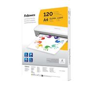 Fellowes 120 pochettes de plastification A4, finition brillante, 120 pochettes - Idéales pour les documents et les photos - Exclusivité Amazon