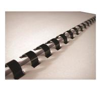 Fellowes - 28 Mm - 21 Anneaux - A4 (210 X 297 Mm) - 240 Feuilles - Noir - 50 Unités Peigne De Reliure En Plastique - Pour Fellowes Galaxy 500, Galaxy E 500, Pulsar 300, Starlet 90