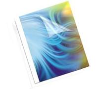 - 3 mm - A4 (210 x 297 mm) - 30 feuilles - 150 micromètres - blanc - 20 unités couverture à reliure thermique - pour Fellowes Helios 30, Helios 60