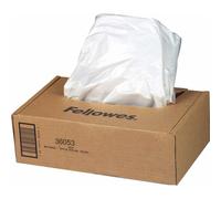 Fellowes® 36053 Sacs à déchets pour destructeurs - 30 - 35 litres, 100 pièces