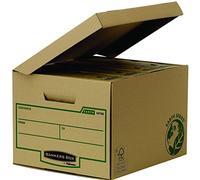 Fellowes 4470801 - Banker Box Earth Serie - Conteneur Cube - Montage manuel - Marron/Vert - Lot de 10