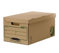 Fellowes® 4472205 Bankers Box® Earth Series Boîte à couvercle rabattable Maxi (paquet de 10)