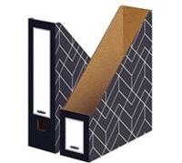 Fellowes 4483501 Boîte à archives Carton Noir, Blanc G