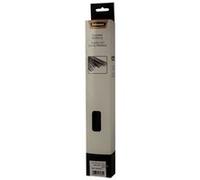 Reliure - Baguette Plastique - Transparent - Couverture Fellowes - 5112201 - Lot De 25 Spirales Metalliques 46 Mm Noir
