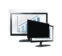Fellowes 4816901 - Filtre de confidentialité 23.8" (60.5cm) sans bords, anti-reflet, format 16:9, angle de vue limité à 30°, 527x296mm, noir