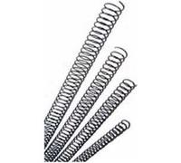 Fellowes Lot de 25 spirales métalliques, noir, 50 mm