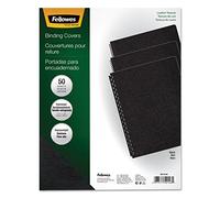 Fellowes 52146 Vinyle Noir 50pièce(s) matériel de reliure - Matériels de reliure (Vinyle, Noir, 222 mm, 1,5 mm, 285 mm, 50 pièce(s))
