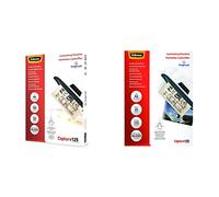 Fellowes 5307407 Pochettes de Plastification A4 125 microns par 100 & 5396501 Pochettes de plastification A3 125 microns par 25
