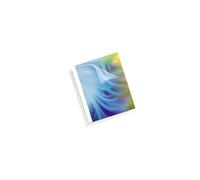 - A4 (210 x 297 mm) - 120 feuilles - 150 micromètres - blanc - 100 unités couverture à reliure thermique