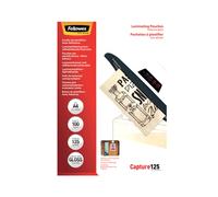 Fellowes 5328502 - Films de lamination A4, 125µm, Finition Mate, Boîte de 100 pièces.