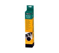 Fellowes 5331502 : Reliure A4 PVC Noir, 21 Anneaux, 12mm, Capacité 80 Feuilles, Lot de 25