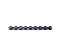 Fellowes 5345506 : Anneaux de reliure plastique, bleu, 6 mm, capacité 40 feuilles, pack de 100, compatible 21 boucles