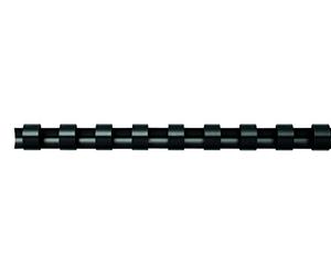 Fellowes - 5346507 - Pack de 100 Anneaux plastiques - 12 mm - Noir