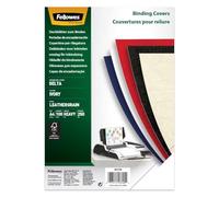 Fellowes - 5370004 - Pack de 100 Couvertures Grain Cuir - A4 - Ivoire
