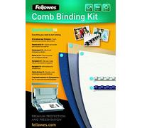 Fellowes Kit de reliure – kit de démarrage 10 unités – peigne de reliure