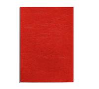 Pack de 25 Couvertures de reliure Delta Grain Cuir Rouge