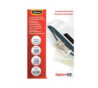 Fellowes laminating pouches capture 125 micron - pack de 50 - brillant