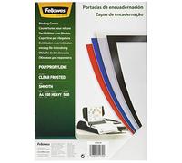 Fellowes 54770 - Couvertures de reliure en polypropylène A4, translucide