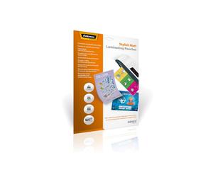 Fellowes 5602101 - Lot de 25 pochettes A4 en PET, finition mate, 216x303mm, épaisseur 0.08mm, poids 250g