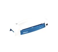 Fellowes 5742801 Laminoir à Froid A4, Vitesse 300mm/min, Film 125µm, 2 Rouleaux, Détection Bourrage, Largeur 24cm, Bleu/Blanc
