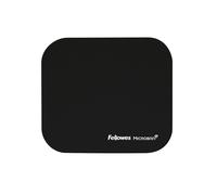 Fellowes 5933907 Tapis de Souris Noir 226x192x3mm Caoutchouc Base Antidérapante avec Protection Antibactérienne Microban