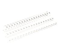 Fellowes - 8 Mm - 21 Anneaux - A4 (210 X 297 Mm) - 40 Feuilles - Blanc - 100 Unités Peigne De Reliure En Plastique - Pour Fellowes Galaxy 500, Galaxy E 500, Pulsar 300, Pulsar-E 300, Star 150...