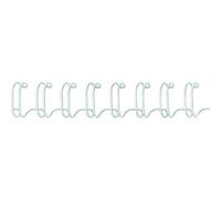 Fellowes - 8 mm - 34 anneaux - A4 (210 x 297 mm) - 50 feuilles - blanc - 100 unités fil de ligature - pour Fellowes WB 500