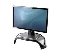 Fellowes 8020101 - Support écran Noir autonome pour bureau, jusqu'à 21", réglable en hauteur, charge max. 10kg - Plastique, 469.9x317.5x130.2mm