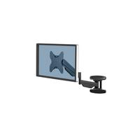Fellowes 8043501 Bras Mural Simple pour Écran jusqu'à 42" (106.7cm), Charge 30kg, VESA 75x75 à 200x200, Inclinaison -15°/+5°, Acier Noir