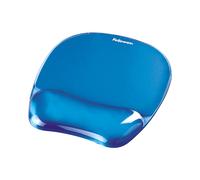 Fellowes gel crystal - tapis de souris avec repose-poignets