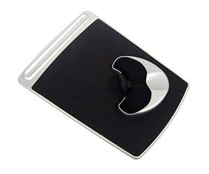 Fellowes 9373003 Easy Palm Glide Tapis de souris ergonomique avec support paume de la main Noir