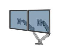Fellowes kit de montage - bras doubles réglables - pour 2 moniteurs - argent, RAL 9023