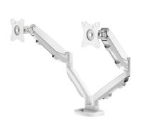 Fellowes® 9683501 Eppa™ Series Bras pour double écran - blanc, 8 kg, pince ou passe-câble