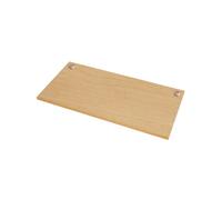 Fellowes 9870601 Plan de Travail Rectangulaire 1400x800mm, Mélamine Érable, Épaisseur 25mm, 2 Passages de Câbles, Finition PVC