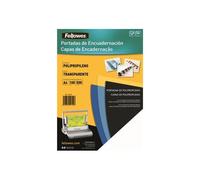 Fellowes - A4 (210 x 297 mm) - 450 microns transparent - 100 unités couverture à reliure polypropylène - pour Fellowes ESP50, Galaxy 500, Galaxy E, Metal 50, Metal Quasar, PB 2650, Quasar 130, WB...