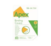 Fellowes - A4 (210 x 297 mm) - clair - 100 unités couverture à reliure - pour Fellowes Star+ 150, Starlet 90