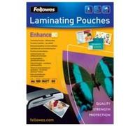 Fellowes Pochettes à plastifier Capture autocollantes 250 µm A4 brillant 216×303 mm
