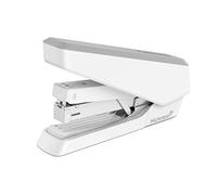 Fellowes Agrafeuse sans bourrage, capacité de 40 feuilles - Agrafeuse manuelle antibactérienne pleine-bande EasyPress LX870 - Utilisable à la fois avec des agrafes 24/6 mm et 26/6 mm - Blanc