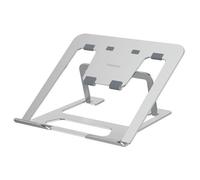Fellowes Support PC portable Alumia - Ergonomique pliable, réglable (hauteur/angle) - 15" Argent